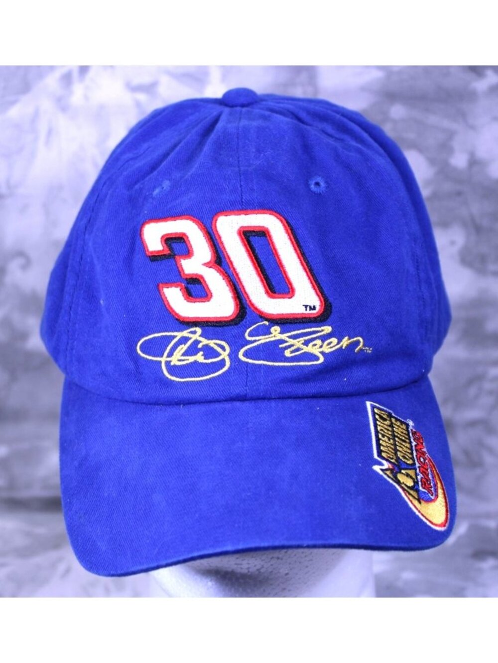 Chase Authentics Nascar JEFF GREEN #30 2002 Fan Club Hat Strapback Ball Cap
